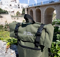 Foto di Zaino in poliestere verde