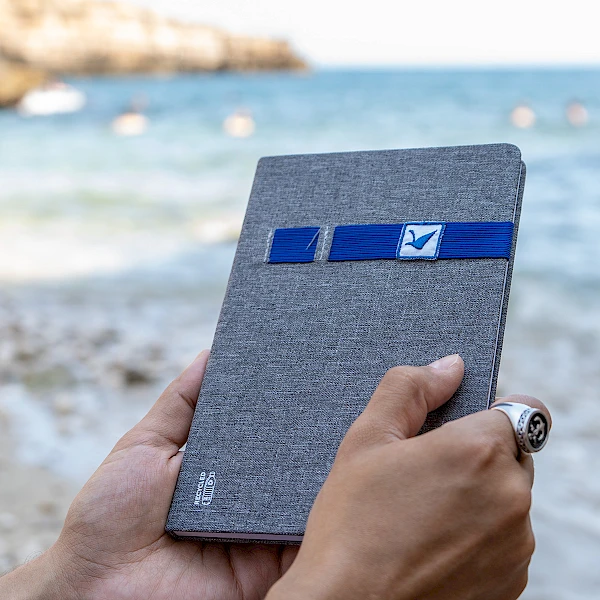 Foto di Quaderno appunti in tessuto